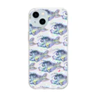 mmty🫑みーまんのオラ真鯵🐟(大漁ver.) Soft Clear Smartphone Case