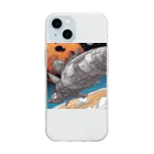 reeei56の宇宙船 Soft Clear Smartphone Case