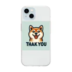 keikei5の魅力的な柴犬 Soft Clear Smartphone Case