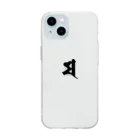 kikesdsの梵字風 Soft Clear Smartphone Case