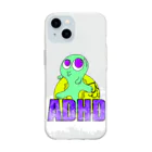 BeieのCharacter logo 『ADHD』 Soft Clear Smartphone Case