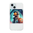 okarock8888の宇宙刑事トムソン Soft Clear Smartphone Case