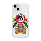 無頭犬市作九の一のINUHARIKO Soft Clear Smartphone Case