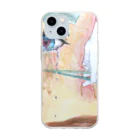 🐶シュナといろいろ🎨のラーメン大好き人間 Soft Clear Smartphone Case