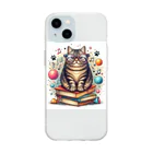 Akiraの猫 Soft Clear Smartphone Case