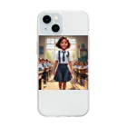 terurun19の海外の小学生 Soft Clear Smartphone Case