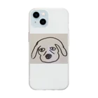 Aflo-の疲れた犬 Soft Clear Smartphone Case