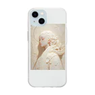 AQUAMETAVERSEの美しい女性の彫刻　　なでしこ1478 Soft Clear Smartphone Case