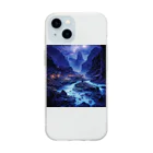 AQUAMETAVERSEの夜景　なでしこ1478 Soft Clear Smartphone Case