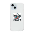 Happy Human のbright future Soft Clear Smartphone Case