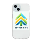 ねこにんじゃショップのBetter Life ソフトクリアスマホケース