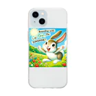 Yuya-Naganoの元気なウサギ Soft Clear Smartphone Case