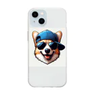 キャップ犬専門店のキャップ犬3 Soft Clear Smartphone Case