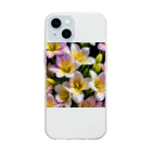 ken03のフリージア Soft Clear Smartphone Case