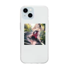 sion1010の美少女グッズ♪ Soft Clear Smartphone Case