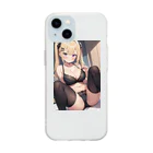 sion1010の美少女ランジェリーグッズ Soft Clear Smartphone Case