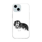 AruneMica35のdog ダックスフント Soft Clear Smartphone Case