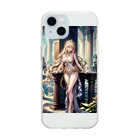 Anime_Ijindenの美と愛の女神アフロディーテ A〜Aphrodite A goddess of beauty and love〜 Soft Clear Smartphone Case