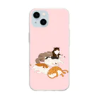 YouStoreのブサかわキャッツ Soft Clear Smartphone Case