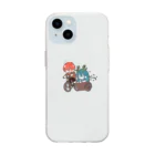 残暑のどこへでも行けるよ Soft Clear Smartphone Case