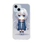 IYASHIのcute girl 2 Soft Clear Smartphone Case