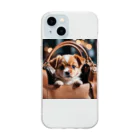 hanako_nono21のバッグに入った犬 Soft Clear Smartphone Case