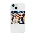 studio eizoの結婚式でハッピー♡ハッピー！ Soft Clear Smartphone Case