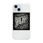 シマのライダーズハイ Soft Clear Smartphone Case