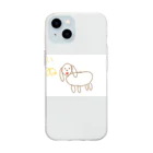 formalinmuimuiの8さいが描いた犬 Soft Clear Smartphone Case