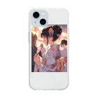 AQUAMETAVERSEの夕べの思い出　ラフルール　1859 Soft Clear Smartphone Case