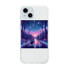 きをのdrivenight Soft Clear Smartphone Case