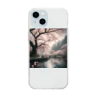 milのamesakura Soft Clear Smartphone Case