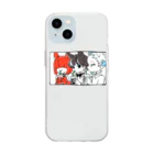 キナコのジュース Soft Clear Smartphone Case