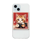 syun78のお店のカメラが好きな猫 Soft Clear Smartphone Case