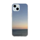 syo tam Enaのただの夕方の海 Soft Clear Smartphone Case