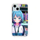 kotoha416 Music OFFICIAL GOODSのAozuki│アオヅキ Soft Clear Smartphone Case