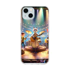 ANIMAL HEROES -musical band-のアニマルミュージックフェス：ビートの仲間たち Soft Clear Smartphone Case