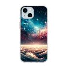 宇宙の神秘グッズ販売所のさいしょの宇宙 Soft Clear Smartphone Case