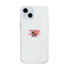 SwishStyle のバスケットレスキュー隊 Soft Clear Smartphone Case