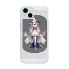 AIキャラつく〜るの魔法使いの女の子 Soft Clear Smartphone Case