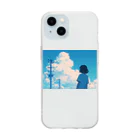 NRUGKの𝕤𝕦𝕞𝕞𝕖𝕣 𝕝𝕠𝕧𝕖シリーズ Soft Clear Smartphone Case