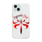 Lycoris Ant～リコリスアント～のLycorisAnt（リコリスアント）ロゴ Soft Clear Smartphone Case