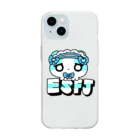 ムラサキゲジゲジのオンラインショップの16性格タコちゃんず ESFJ Soft Clear Smartphone Case