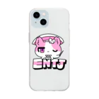 ムラサキゲジゲジのオンラインショップの16性格タコちゃんず ENTJ Soft Clear Smartphone Case