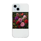 AQUAMETAVERSEのダリヤの花いろいろ　なでしこ1478 Soft Clear Smartphone Case