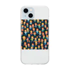 BONBONのフレンズ Soft Clear Smartphone Case