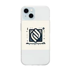 myojinのオリジナルパターン Soft Clear Smartphone Case