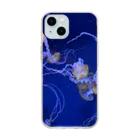 波乗り南国🏝️のゆらゆらクラゲくん Soft Clear Smartphone Case