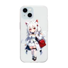 studio AzurのAria 普段着ディフォルメ Soft Clear Smartphone Case