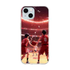 NAOSANの気まぐれ屋の"Final match" Soft Clear Smartphone Case